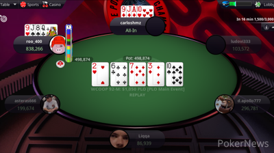 WCOOP-92-M: $1,050 PLO [6-Max, PLO Main Event], $750K Gtd