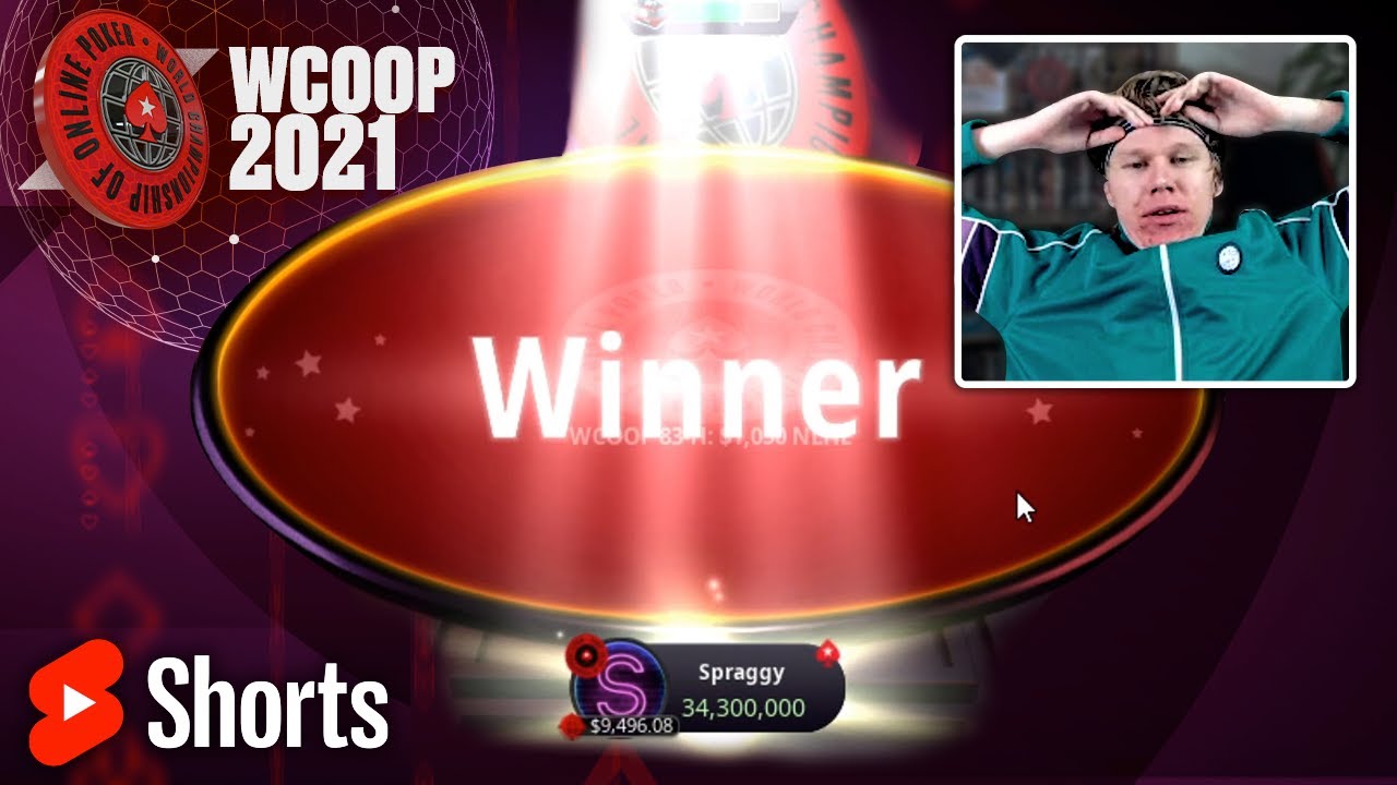 Spraggy WINNING $68K In A WCOOP Tournament ♠️ #Shorts