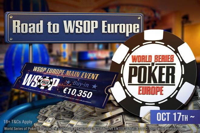 Win Your Way Into the WSOPE Main Event From €25