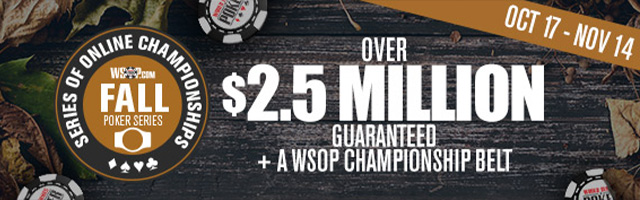 Fall Online Championships, Super Circuit Bring More Action To WSOP.com