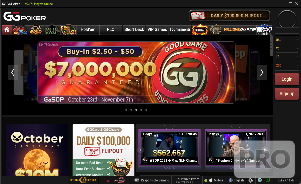 GGPoker’s Low Stakes Tournament Series GGSOP Gets Underway For its Second Edition