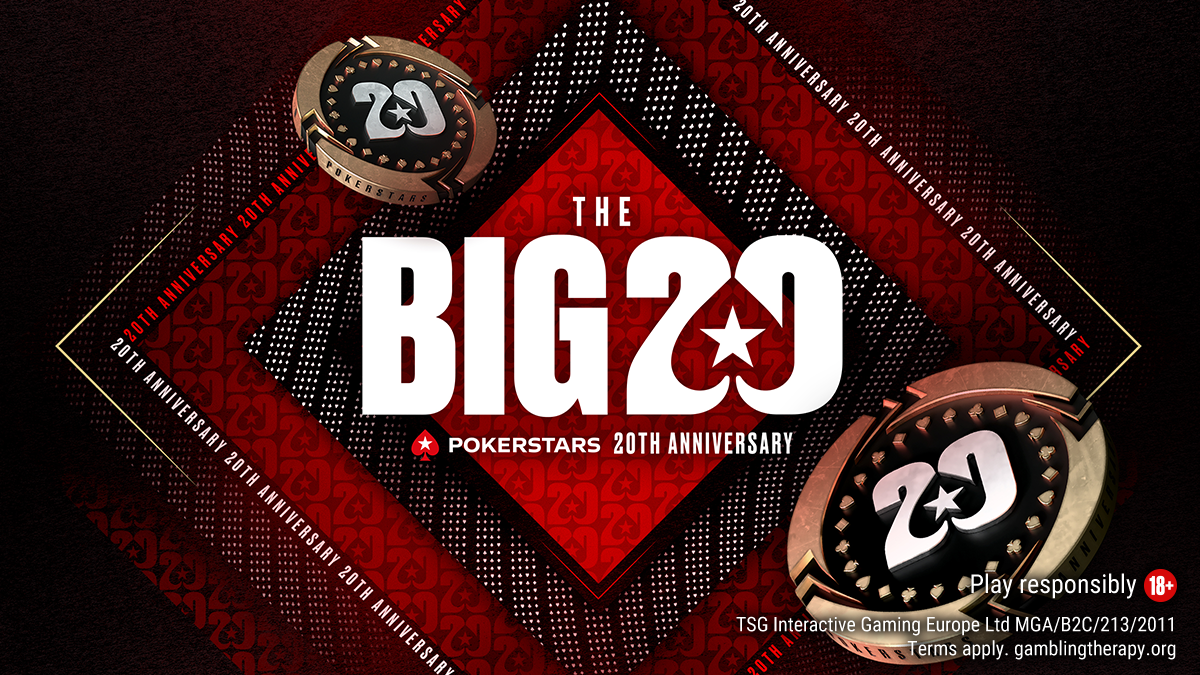 PokerStars Merayakan Tahun ke-20 Dengan Seri Turnamen Rewind 20 Besar