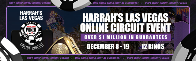 Seri Sirkuit Online Harrah WSOP.com Dimulai Minggu Ini Dengan Jaminan $1 juta
