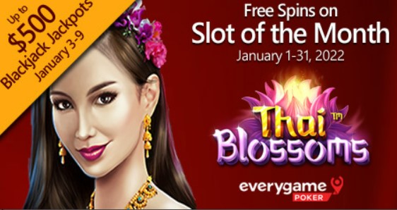 Everygame Poker menyoroti slot online baru Betsofts Thai Blossoms dengan putaran ekstra hingga Januari