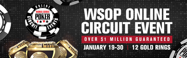 Seri Sirkuit Online WSOP.com Kembali Dengan Jaminan $1 Juta;  Seri Juga Direncanakan untuk PA