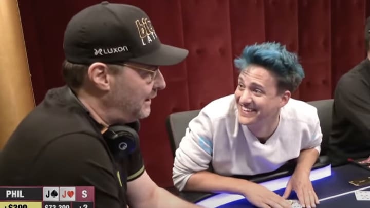 Phil Hellmuth and Ninja Combine For Unforgettable Poker Highlight
