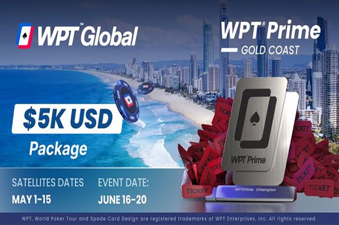 Win a $5,000 WPT Prime Gold Coast Package For $22 at WPT Global
