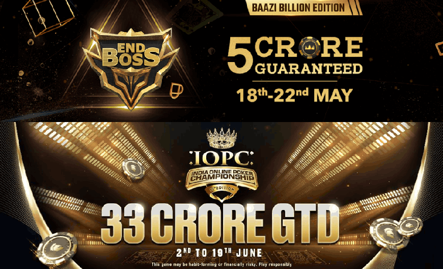 Indian Poker Operators PokerBaazi & Spartan Poker Announce Record-Setting Tournament Events