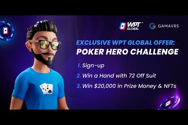 WPT Global Launches Poker Hero Challenge with $20,000 and NFT Giveaway