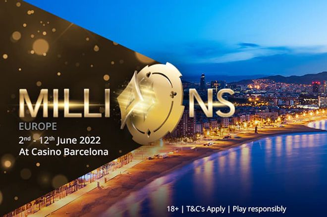 partypoker LIVE MILLIONS Returns; Heads to Barcelona From June 2
