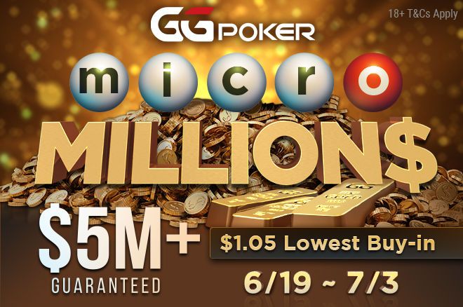 At Least $5M Will be Won in the GGPoker microMILLION$ Starting June 19