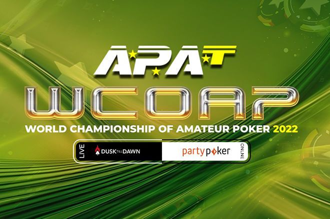 The 2022 APAT WCOAP Kicks Off at partypoker On June 19