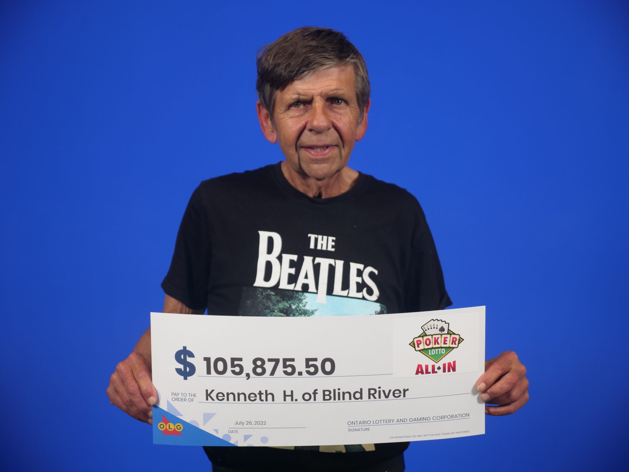 Blind River resident is the big winner with OLG’s Poker Lotto All In