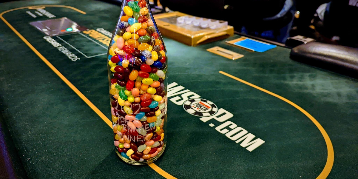 Playing for All the Jelly Beans at the EFF Benefit Poker Tournament at DEF CON
