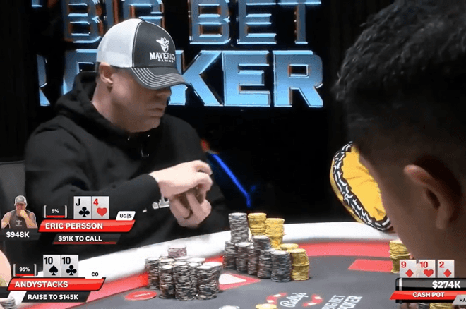 Eric Persson Punts $862k Pot on LATB Playing 'The Robbi' (Jack-Four)