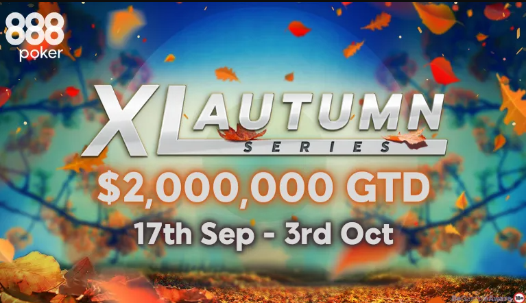888poker’s XL Autumn Series Returns After Two Years