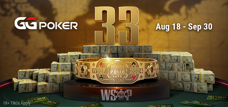 GGPoker Reveals Full Schedule for 2024 WSOP Online Bracelet Series for International Players