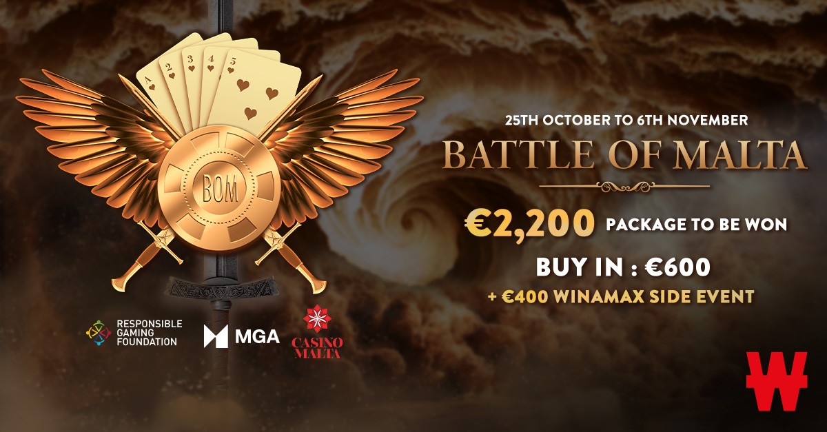 Winamax Partners with the Battle of Malta Once Again