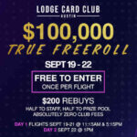 Poker in Texas: Lodge Card Club in Austin Hosting a $100k True Freeroll